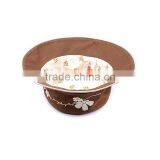 Lady Girl Wide Large Brim Summer Beach Sun Straw Canvas Hat Visor Cap thumbnail-3