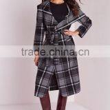 Ladies Fancy Printed Longline Waterfall Winter Coats thumbnail-1