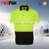Two-colored Reflective Safety T-shirt for Worker Polo T-shirts 2014 High Visibility Esd T-shirt for Adult thumbnail-1