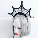 Queen Style Head Hair Hoop,hollow Lace Crown Party Hair Band,holiday Party Halloween Hair Jewelry thumbnail-2