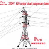 MEGATRO 220KV SZ0 Double Circuit Transmission Tower thumbnail-2