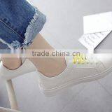 Zm35609a Ladies Fancy Footwear Summer White Casual Canvas Shoes thumbnail-3