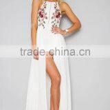 2017 New Fashion Lady Long Maxi Open Side Dress Apparel thumbnail-2