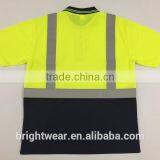 Hi Vis 100% Polyester Reflective Birdeye Safety Flame Retardant Polo Shirt thumbnail-6