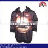 100% Fleece Polyester Hoodies for Men Cool Custom Man Hoodies thumbnail-2