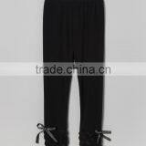 Latest Black Girl Leggings With Flower Bow Fashion Girls Pants Fancy Children Clothing Z-PT80804-10 thumbnail-1