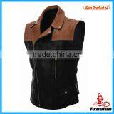 2015 Casual Men Vest, Mens Casual Fashion Brwon Vest thumbnail-2