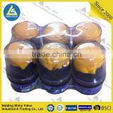 6 Package OPP Bag Professional Shoe Care Accessories Lovely Round Shape Travel Protable Instant Shine Sponge With Shoe Cloth thumbnail-1