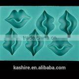 High Quantity Eco-friendly Safty Lips Shape Silicone Chocolate Mould,soap Mold,diy Cake Mould thumbnail-2