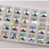 20mm 22mm 28mm Crystal Rhinestone Button Rivoli Rhinestone Buttons thumbnail-6