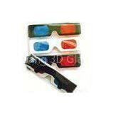 OEM Fashion Promotional Paper Craft Blue Red Disposable 3D Glasses for 3D TV, Movie thumbnail-1