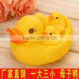 Hot Sale Funny Rubber Yellow Duck Toys Bath Toy For Kids thumbnail-1