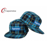 Brushed Ripstop Wool Baseball Caps With White Woven Label Logo On Front