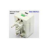 All in One Travel Adapter With Usb Port