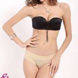Top Selling Lady's Seamless Push up Breast Seamless Sexy Strapless Silicone Bra thumbnail-4