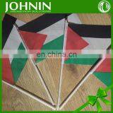 Eco-friendly Custom Advertise Outdoor Fabric Polyester Held Hand Flag thumbnail-1