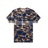 Blue Brown Colors Camo Sublimation Printing T-shirts Fashion Summer T-shirts Custom thumbnail-2