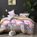 100% Polyester Microfiber Disperse Printed Fabric New Design Bed Cover Sheet thumbnail-5