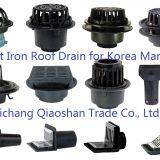 Roof Drain Korean Style Cast Iron Roof Drain