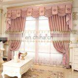 European Luxury Window Embroidered Curtains and Drapes Blackout Chenille Fabric Curtains thumbnail-1