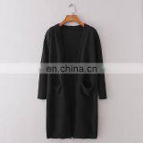 Wholesale Women's Plus Size Multi Colors Knitted Casual Wear Longline Cardigan Sweater thumbnail-5