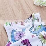 2019 Summer Dinosaur Animal Full Print KIDS BODYSUITS ROMPERS Infant Cotton Romper 0-2years thumbnail-4