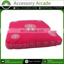 Best Selling Premium Quality 100% Cotton Made Comfortable Zabuton Cushion Yoga Mat For Peaceful Meditation thumbnail-5