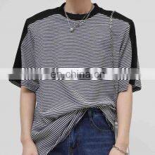 Wholesale Men Custom Solid Color Plus Size Loose T-shirt Unisex Half Sleeve Top for 2022 thumbnail-3