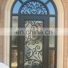 Cheap Price Single Wrought Iron Storm Glass Interior Doors thumbnail-2