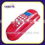 Red Wall Phone With Caller id