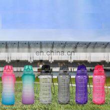 Supplies BPA Free Motivational Outdoor Sublimation Logo 2021 Clear Sports Water Bottle thumbnail-5