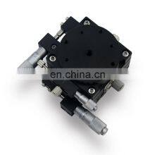 XYR60-L 60*60mm XYR 3Axis Manual Displacement Platform High Precision Sliding Table