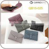 Ladies RFID blocking embossed python leather wallet purse for women with flap