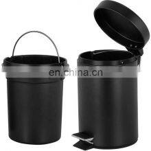 High Quality Eco-Friendly Metal Rubbish Container Foot Petal Garbage Trash Bins thumbnail-4