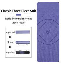 Multiple Colors Eco-Friendly Non-Slip TPE Yoga Mat for Pilates thumbnail-4