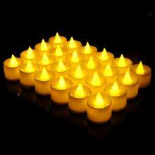 Bulk Flameless Tealight Candles, Waterproof LED Battery-Powered for Pubs & Outdoor Parties