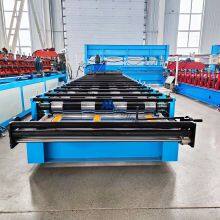 Full Automatic Roofing Tile IBR Metal Sheet Roof Panel Tile Making Roll Forming Machine for Making Roof Sheets thumbnail-4