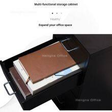 HN-SSC8 Metal Storage Chest, Pastel Pink/Blue With Label Holders, Multi - Drawer Office Pedestal for Studio & School, Factory Custom Color thumbnail-4