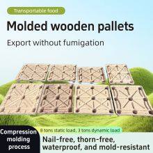Export-Grade Molded Wood Pallet (Fumigation-Free) — ISPM 15 Certified — 4-Way Entry thumbnail-1