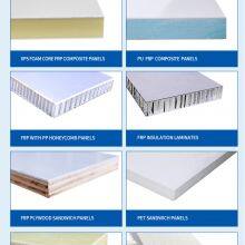 Anti-Scratch FRP PET Composite Board Retail Kiosk Countertop Panel Durable High Gloss Commercial Service Area FRP Sandwich Panel thumbnail-4