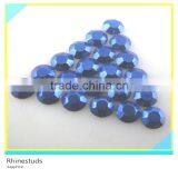 Dome Metal Octagonal Studs Iron on Flatback Black Aluminum Rhinestuds thumbnail-3