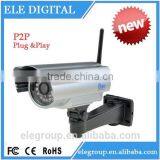 P2P outdoor ip camera, bullet camera