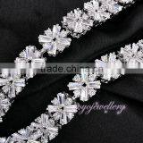 New Model Arabic White Gold Zirconia Big Fashion Jewelry Set thumbnail-5