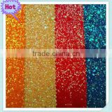 synthetic leather glitter fabric factory fancy leather