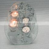 2016 Wholesale Mercury Clear Plastic Tealight Holder With X'mas Design thumbnail-2