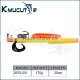 CHGFLYINGEEL Lifelike Soft Fishing Lure With Hook for Pollock Pike Trout Salmon Fishing