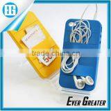 Fashion Design Mobile Phone Cover,pure Color Hang Your Headphones Rubber Mobile Phone Cover
