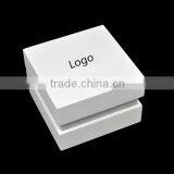 Custom Cheap 2 Slot White Luxury Wrist Watch Packing Box