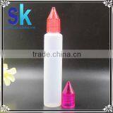 2015 Wholesale Unicorn Bottle 10ml 15ml 30ml , Long Thin Tip Plastic Dropper Bottle 10ml 15ml 30ml Childproof Cap,15ml Pen Bottl thumbnail-5