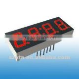 Red color LED screen panel 7 segment